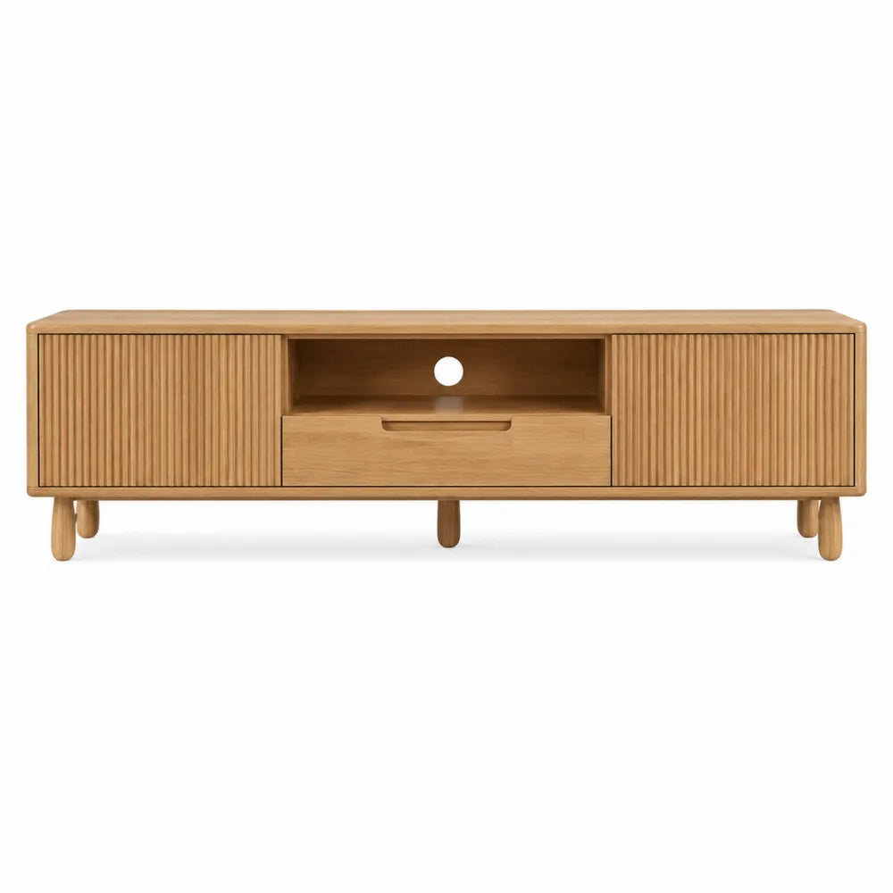 Mueble para TV de madera de roble 180 cm