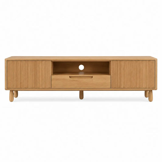 Mueble para TV de madera de roble 180 cm